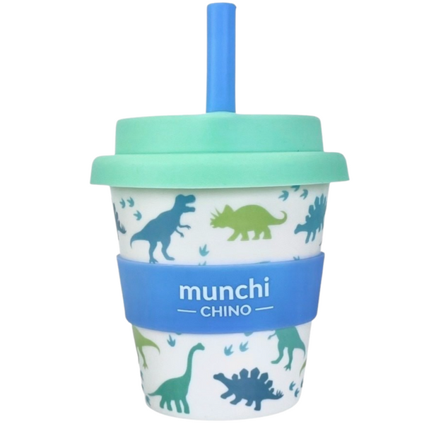 Dinosaur Design Babychino Cup - Straw Included