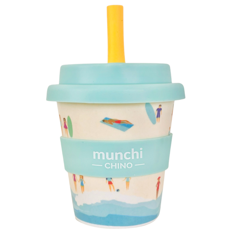 Beach Design Babychino Cup - Straw Included