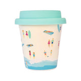 munch beach design babychino cup