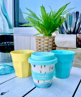 beach mini cup at cafe