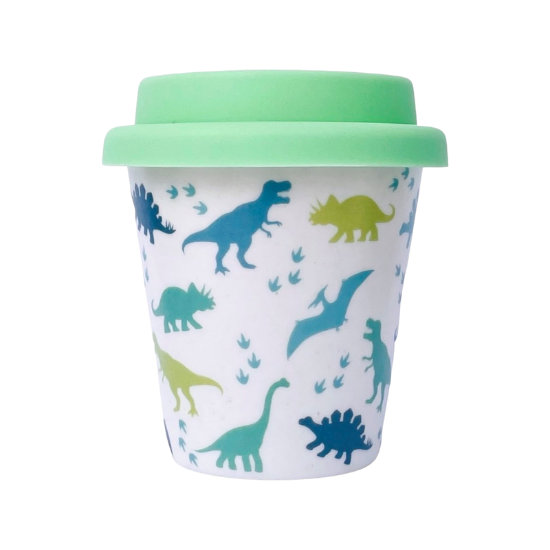 Dinosaur Design Babychino Cup - Straw Included