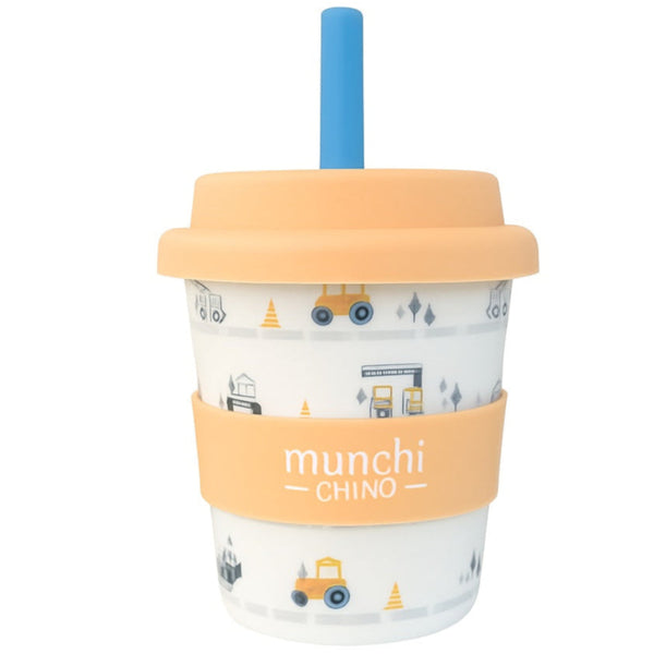 SECONDS SALE! Truck Babychino Cup (Orange) - Straw Included