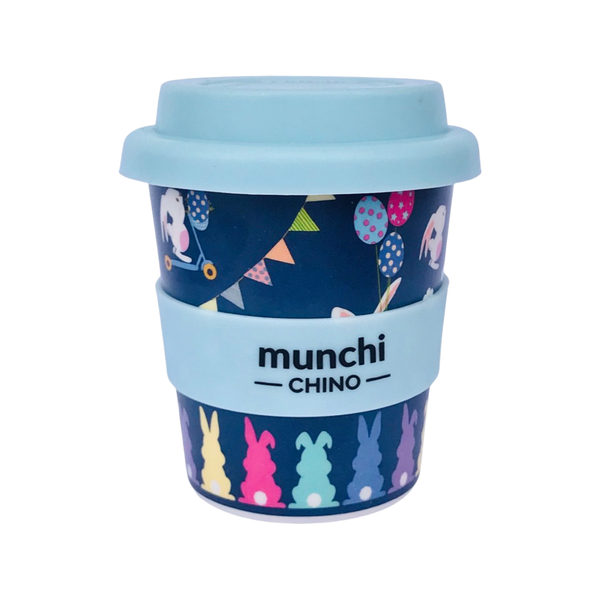 SECONDS SALE! Easter Design (Dark Blue) Babychino Cup - straw included