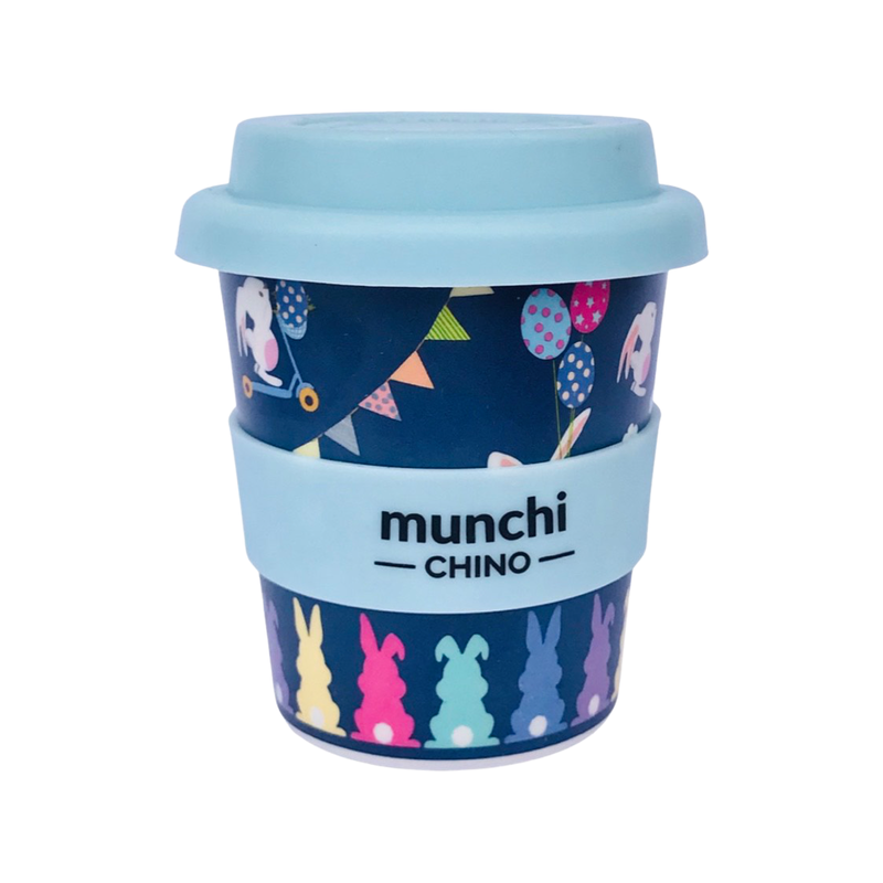 SECONDS SALE! Easter Design (Dark Blue) Babychino Cup - straw included